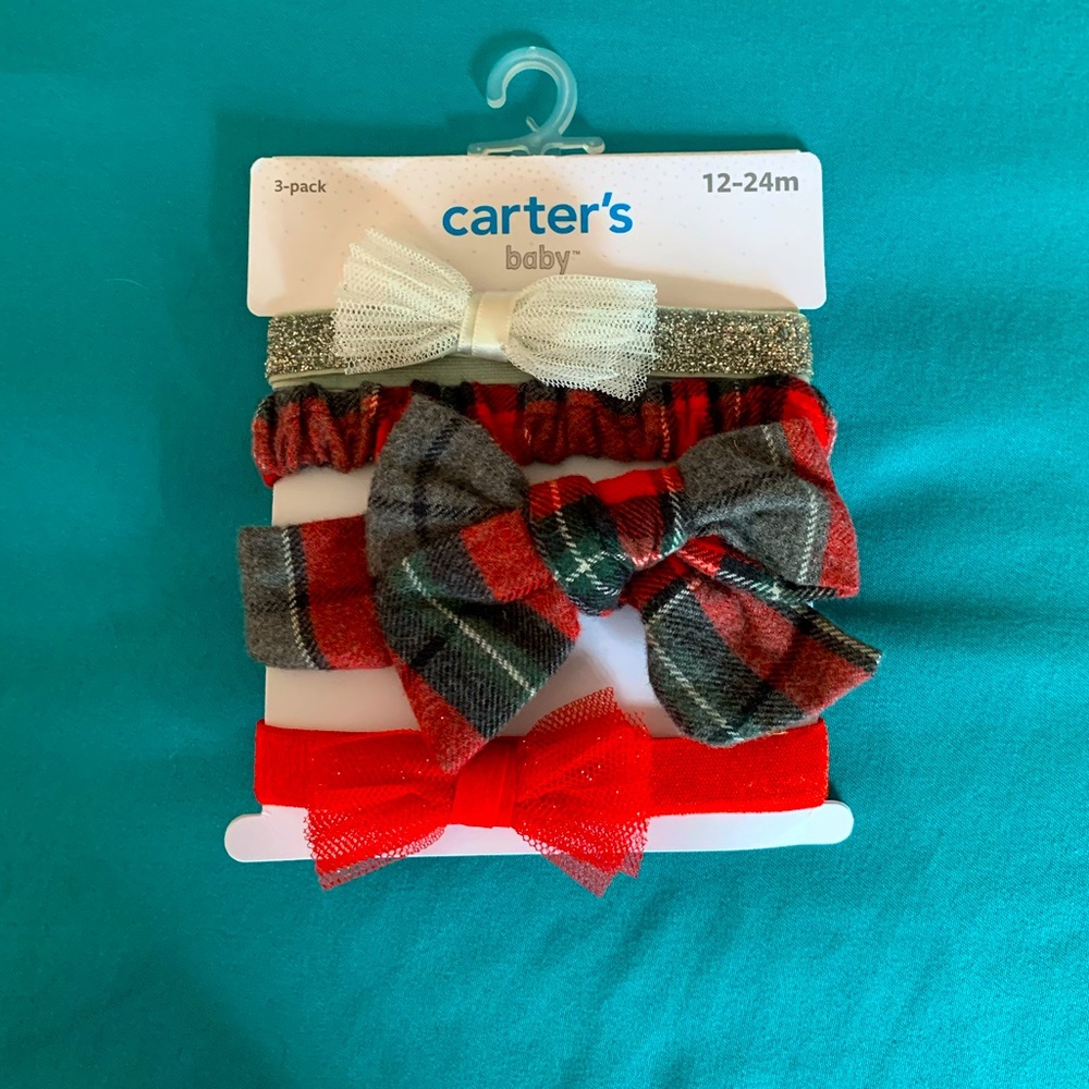 Carter’s 3-pack headbands with bows